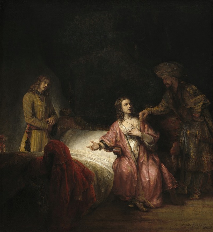 Joseph Accused by Potiphar's Wife by Аноним, 1655 — digital art print download
