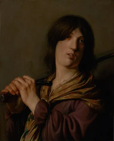 David with His Sword by Соломон де Брей, 1636 — digital art print download