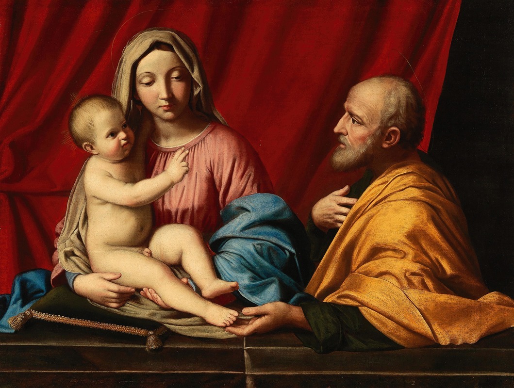 The Holy Family — Giovanni Battista Salvi da Sassoferrato