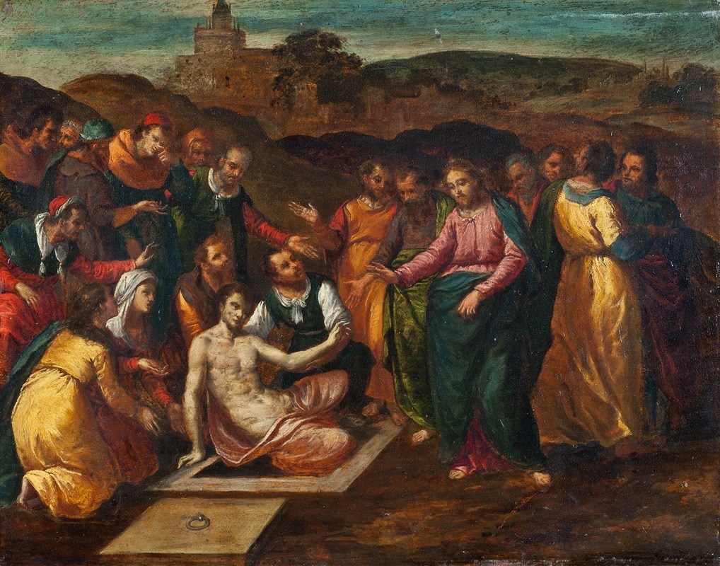 The Raising of Lazarus — Scarsellino