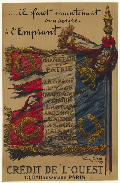 Il faut maintenant souscrire à l'Emprunt 1920 by Жорж Бертен Скотт, 1919 — digital art print download