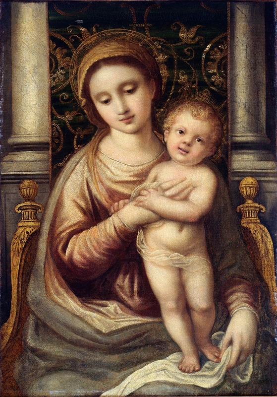 Madonna and Child by Аноним — digital art print download