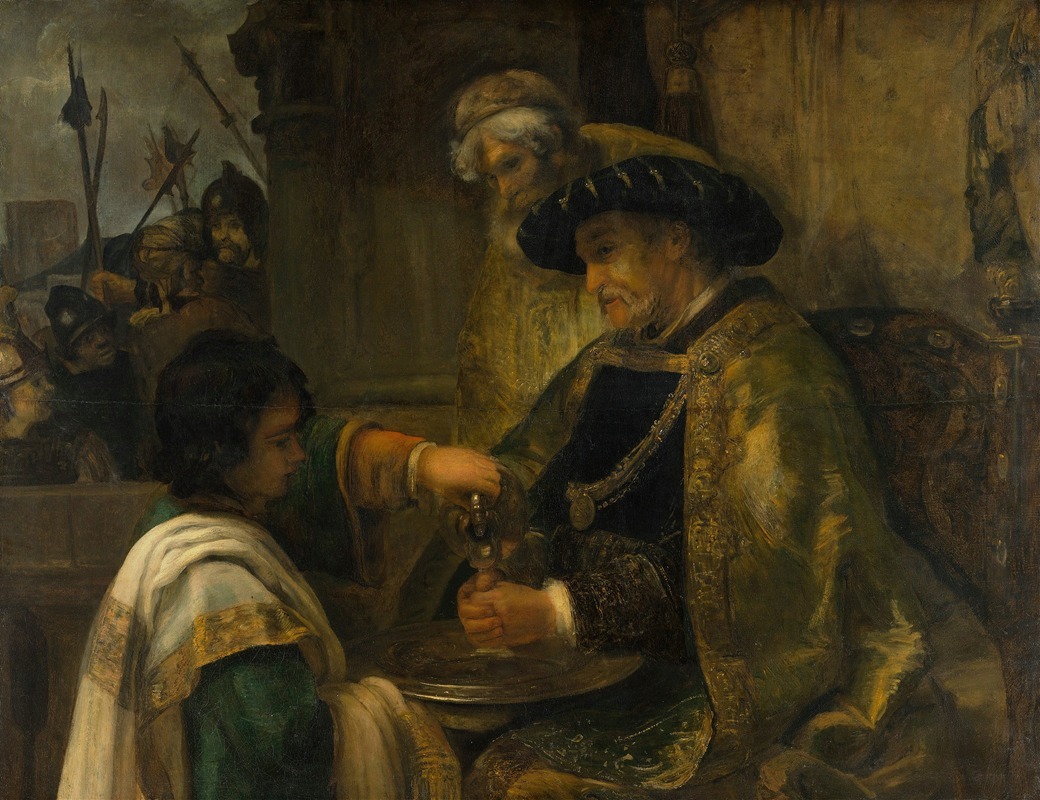 Pilate Washing His Hands by Аноним — digital art print download