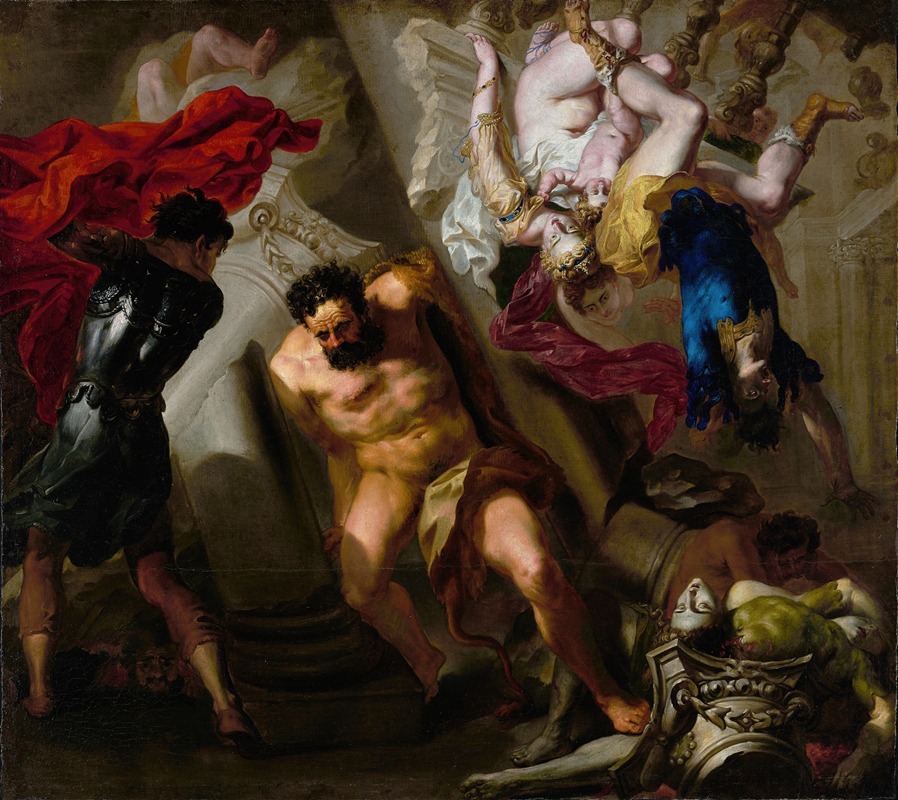 The Death of Samson by Аноним, 1650 — digital art print download