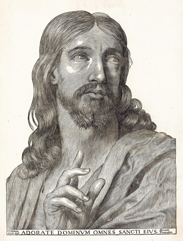 Christ in Half-Length by Wilhelm Traut — digital art print download