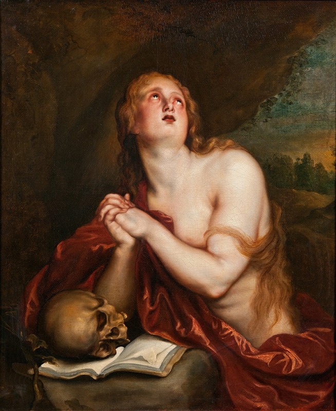 The Penitent Magdalen by Последователь Антони ван Дейка — digital art print download
