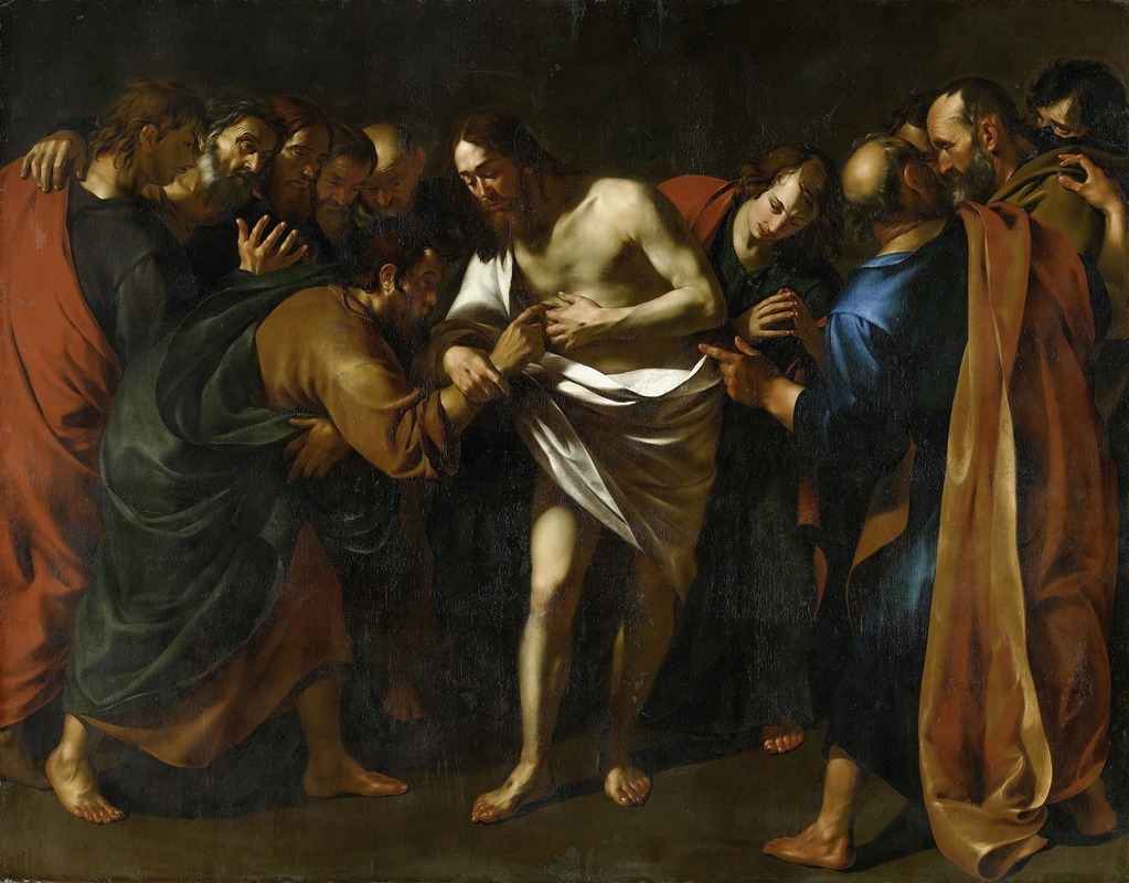 The Incredulity of St Thomas — Wouter Pietersz. Crabeth II
