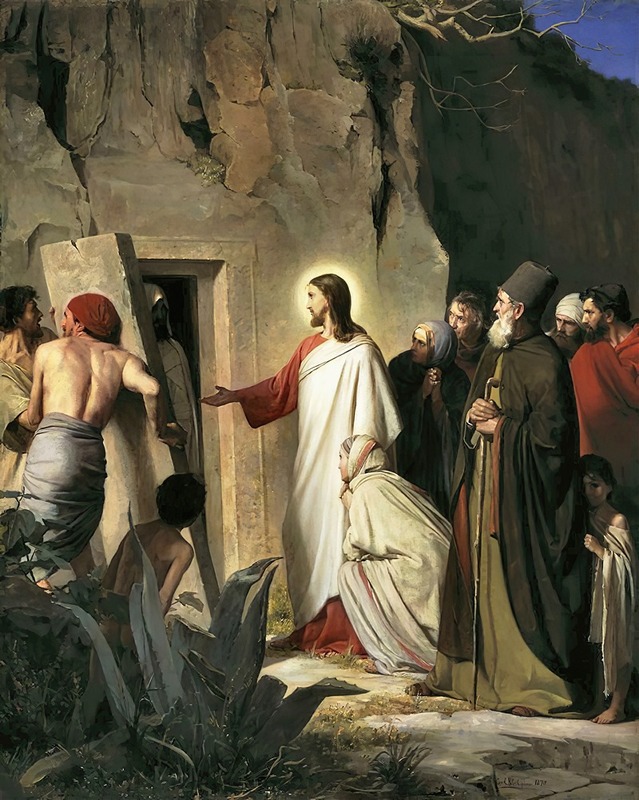 The Raising of Lazarus — Carl Bloch