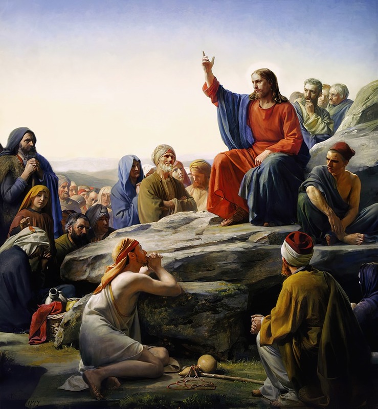 The Sermon on the Mount by Карл Блох — digital art print download