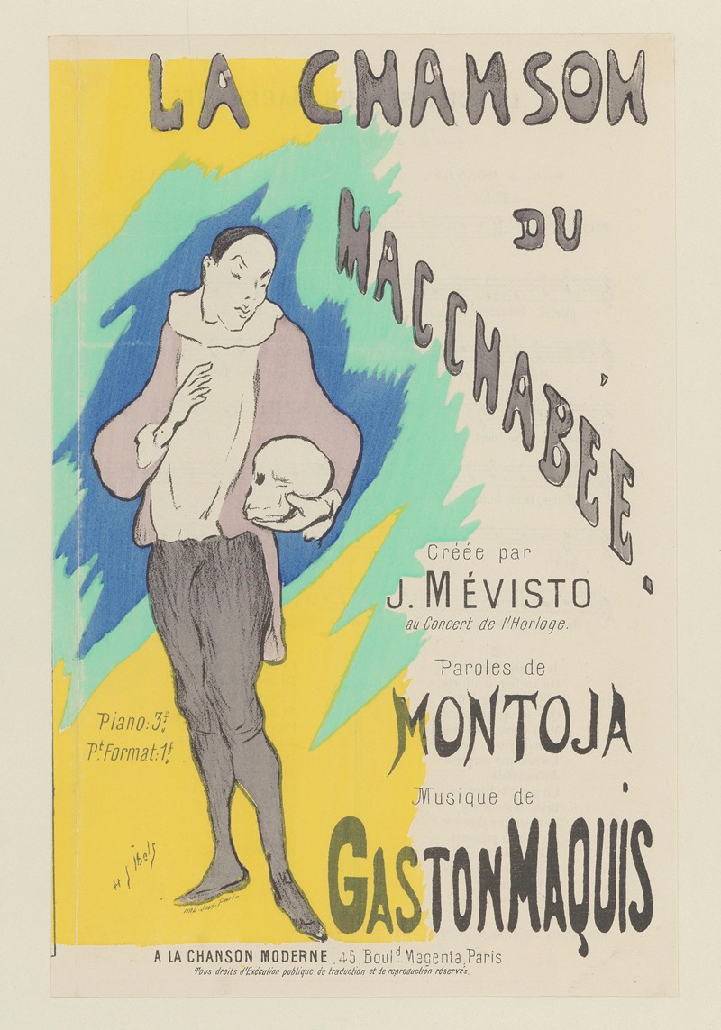 La Chanson du Macchabée by Анри-Габриэль Ибель, 1895 — digital art print download