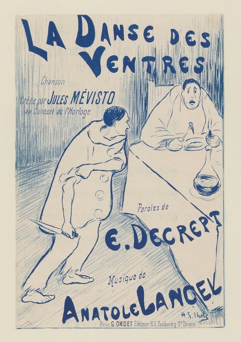 La Danse des Ventres by Анри-Габриэль Ибель, 1895 — digital art print download
