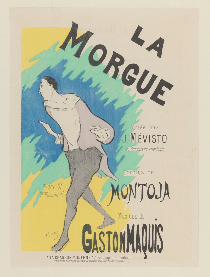 La Morgue by Анри-Габриэль Ибель, 1895 — digital art print download