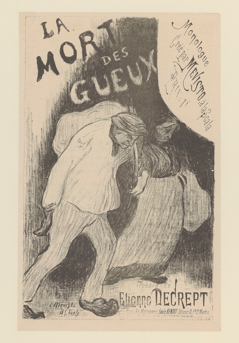 La mort des gueux by Анри-Габриэль Ибель, 1895 — digital art print download