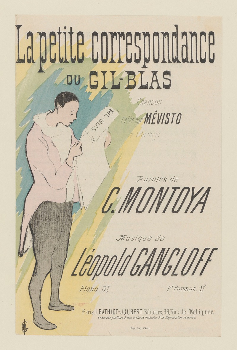 La petite correspondance – du Gil-Blas by Анри-Габриэль Ибель, 1895 — digital art print download