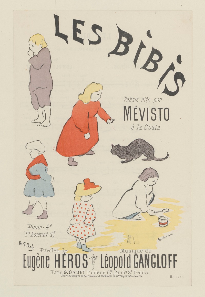 Les Bibis by Анри-Габриэль Ибель, 1895 — digital art print download