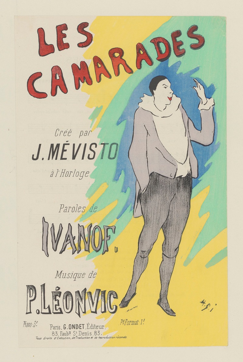 Les Camarades by Анри-Габриэль Ибель, 1895 — digital art print download