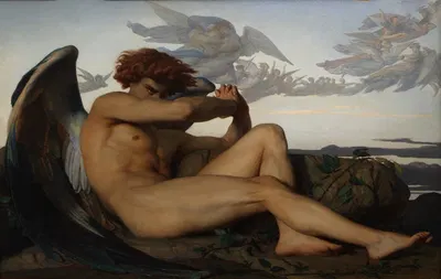 Fallen Angel by Александр Кабанель, 1847 — digital art print download