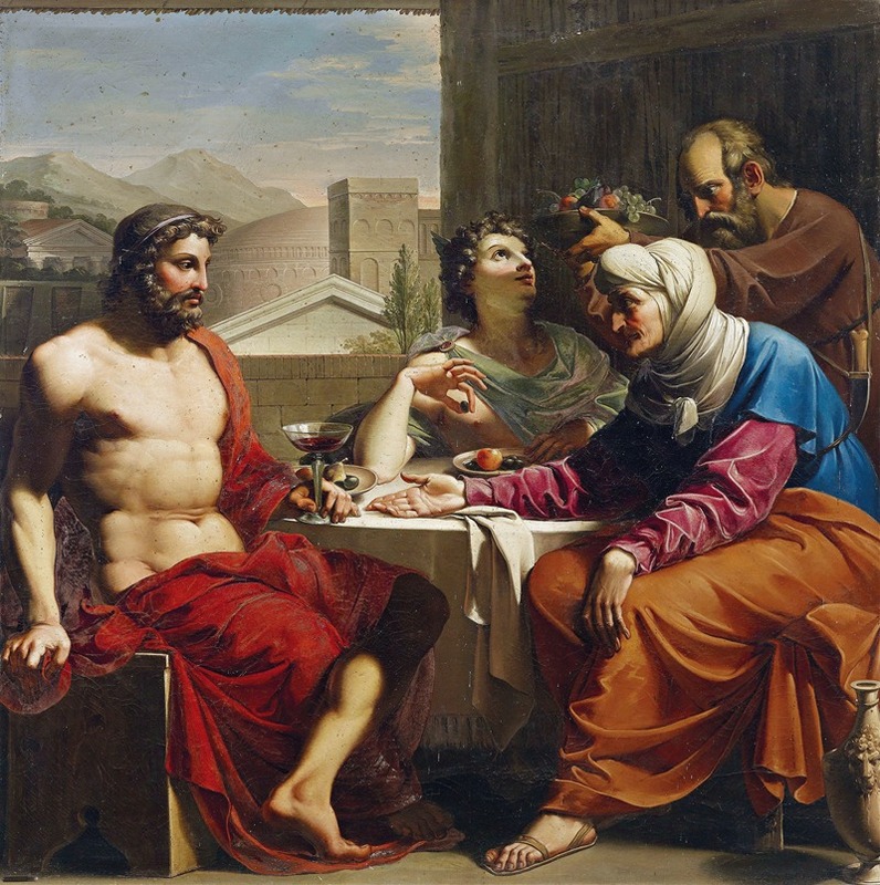 Jupiter Und Merkur Bei Philemon Und Baucis — Andrea Appiani
