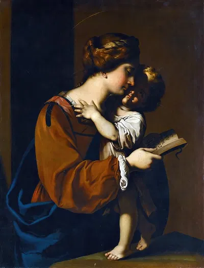 The Madonna And Child by Antiveduto Gramatica — digital art print download