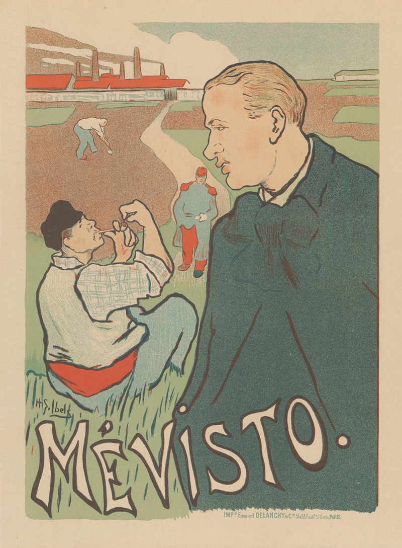 Mévisto by Анри-Габриэль Ибель, 1897 — digital art print download