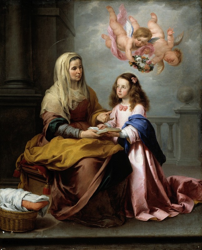 Education Of The Virgin — Bartolomé Estebán Murillo