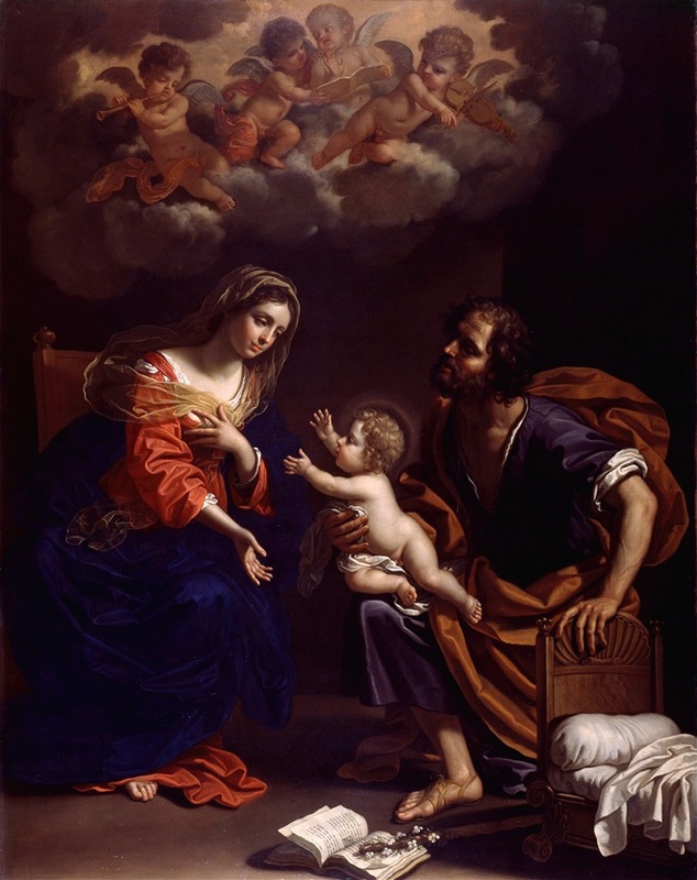 The Holy Family — Benedetto Gennari The Younger