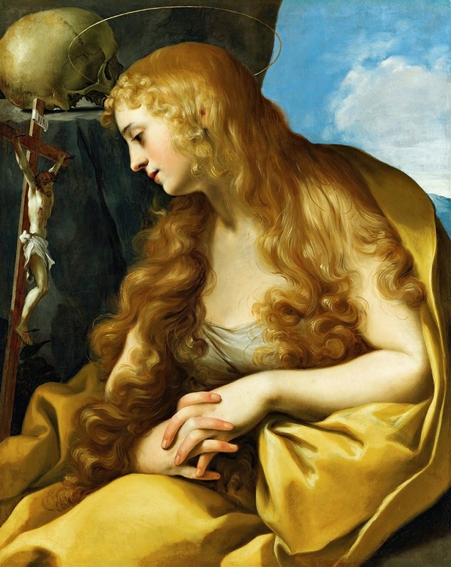 The Penitent Magdalene by Болонская школа — digital art print download