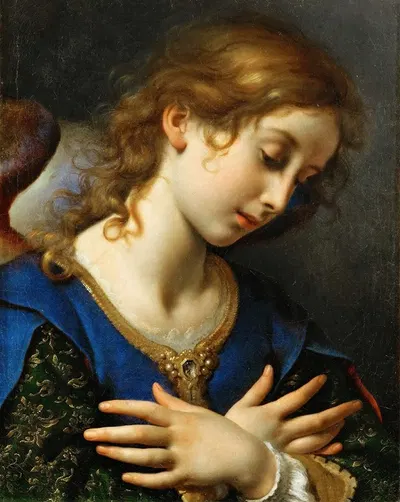 The Angel Of The Annunciation by Carlo Dolci — digital art print download