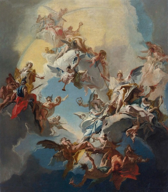 The Triumph Of Reason by Карло Карлоне — digital art print download