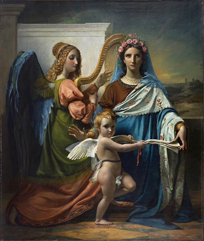 Saint Cecilia Of Rome — Франсуа-Жозеф Навез