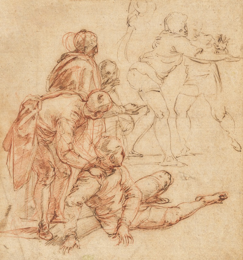 Spectators Amazed by Battista Franco — digital art print download