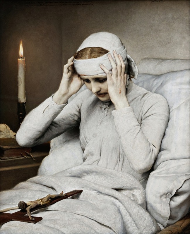 The Ecstatic Virgin Anna Katharina Emmerich — Gabriel von Max