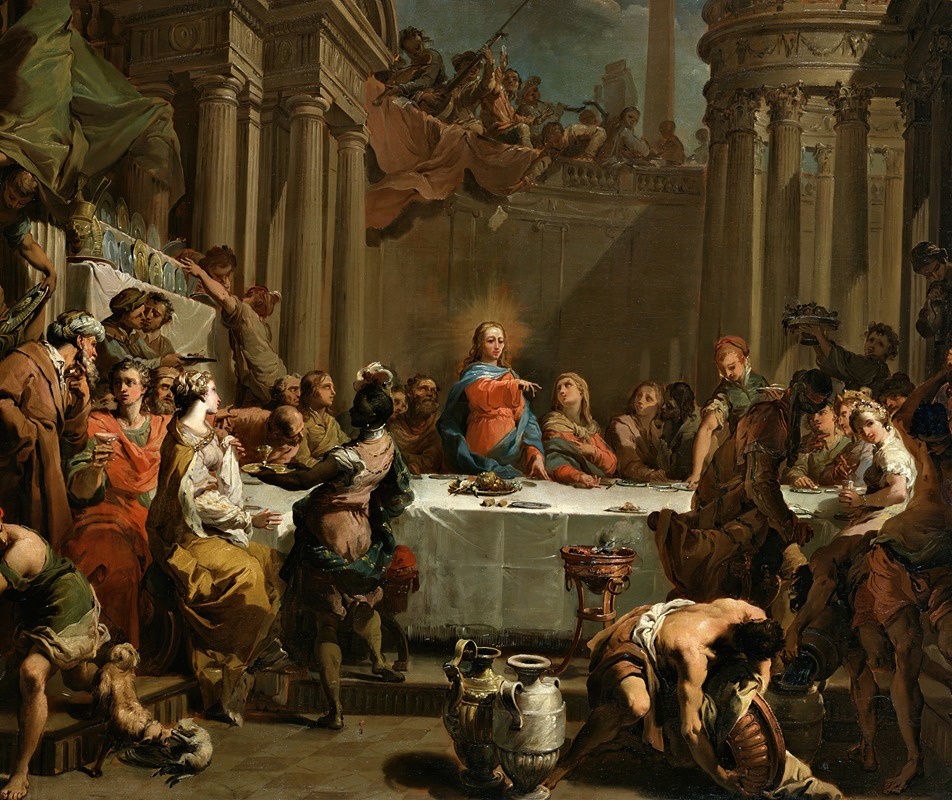 The Marriage At Cana by Гаэтано Гандольфи, 1766 — digital art print download