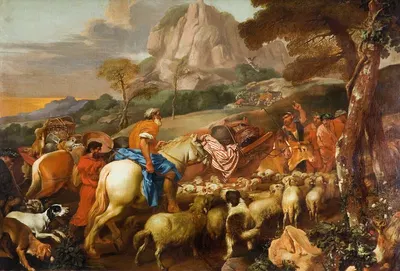 The Angel Appearing To The Shepherds by Джованни Бенедетто Кастильоне — digital art print download