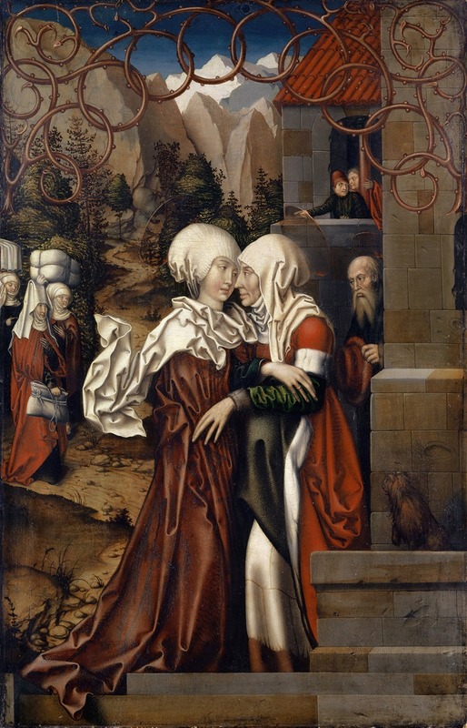 The Visitation by Hans Fries, 1512 — digital art print download