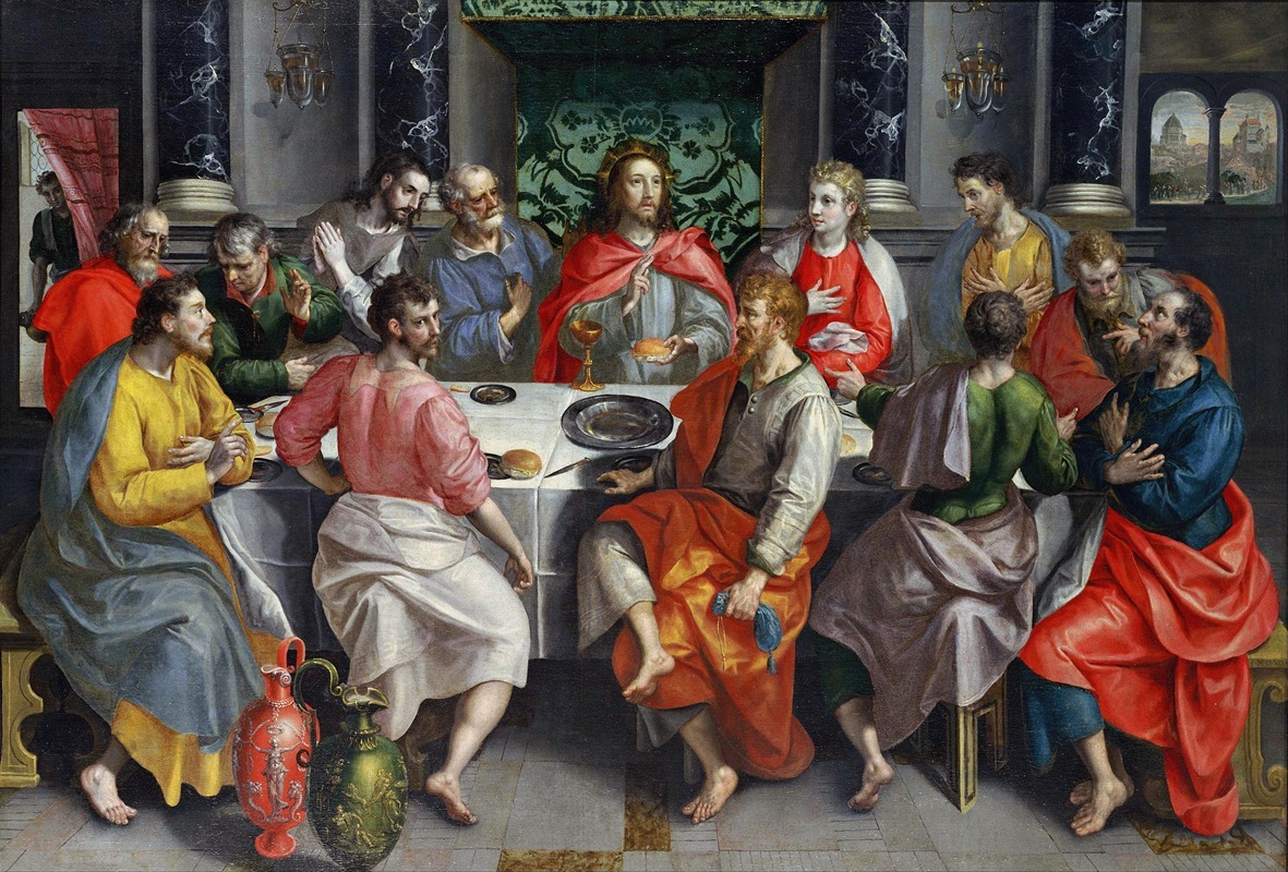 The Last Supper by Мартен де Вос — digital art print download