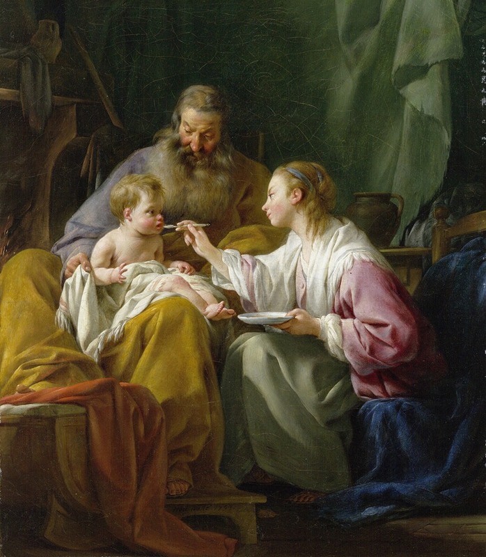 The Holy Family — Nöel Hallé