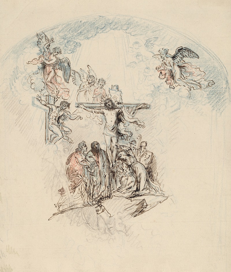 The Crucifixion by Бенджамин Уэст, 1796-1797 — digital art print download