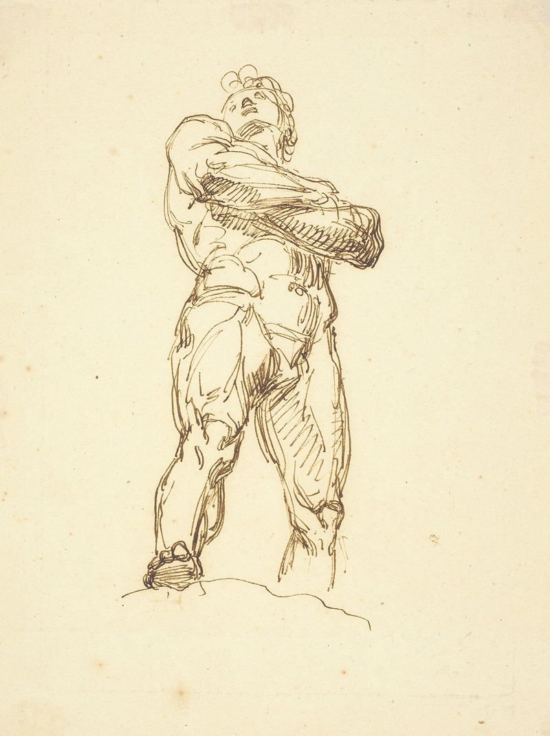 A Heroic Male Nude by circle of Bertel Thorvaldsen — digital art print download