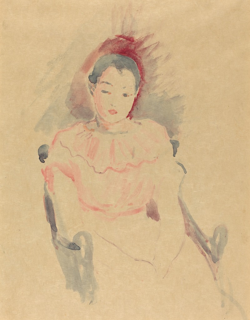 Girl Seated by Берт Морисо, 1894 — digital art print download