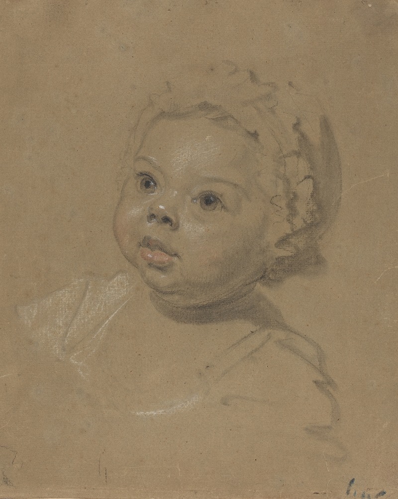 Head of a Child by British 18th Century, 1720-1740 — digital art print download