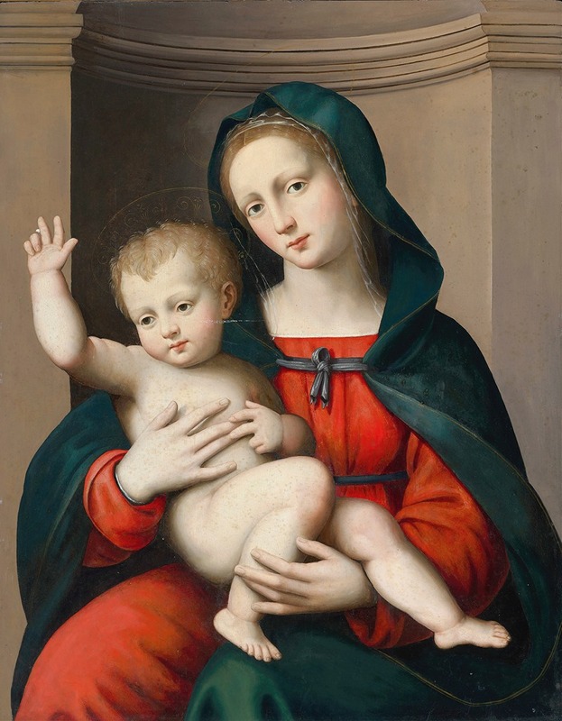 The Madonna and Child by Antonio del Ceraiolo — digital art print download