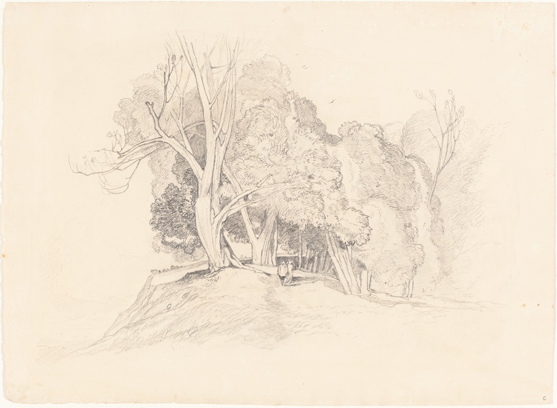 after John Sell Cotman, Landscape with Trees by Британское искусство 19 века — digital art print download