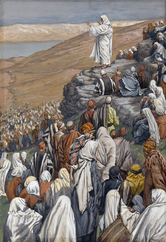 The Sermon of the Beatitudes — James Tissot