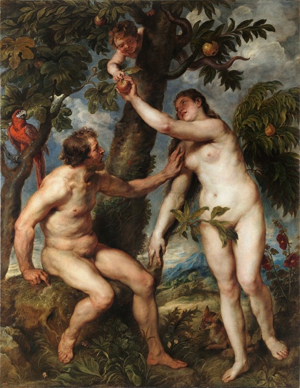 Adam and Eve by Петер Пауль Рубенс — digital art print download