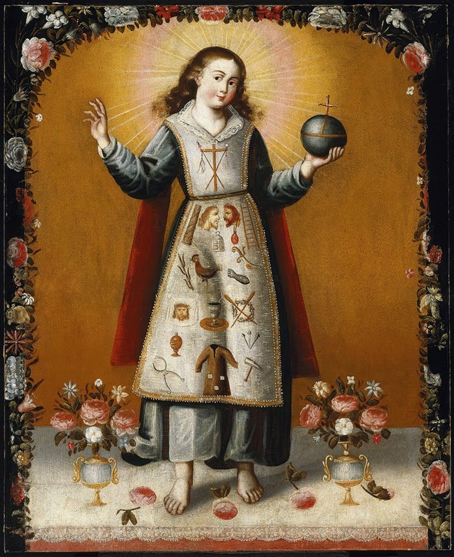 Christ Child with Passion Symbols — Anonymous