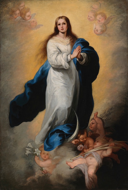 The Immaculate Conception Of Escorial, Copy After Murillo — Anonymous
