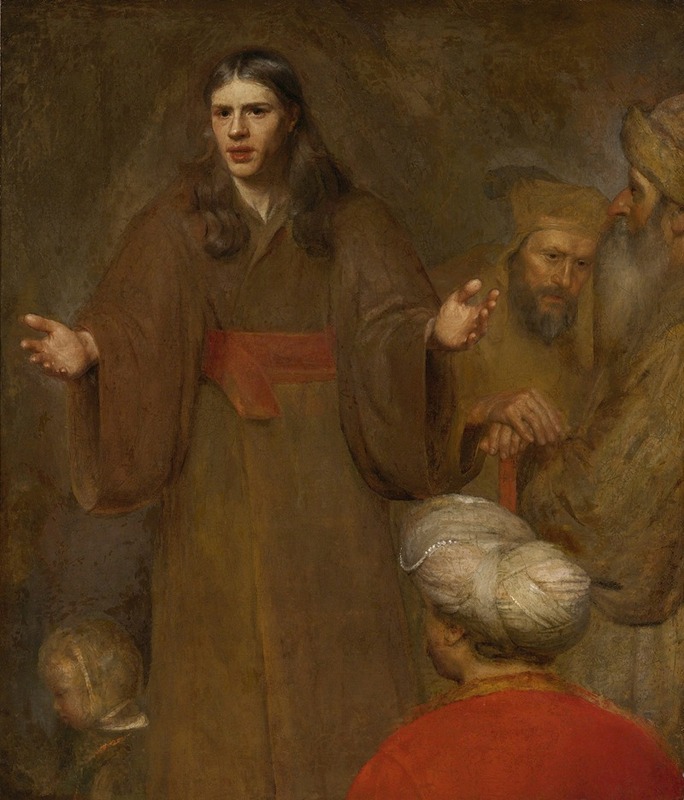 Christ Blessing The Children by Аерт де Гелдер — digital art print download