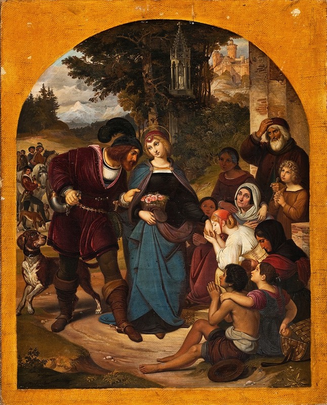 The Miracle Of St Elizabeth — August Hopfgarten