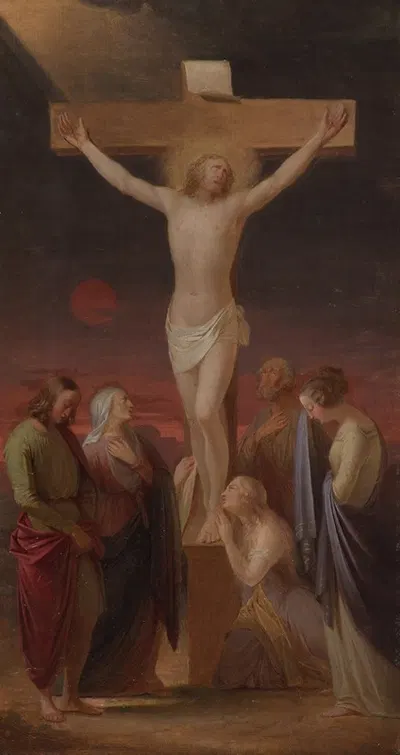 On The Cross by Берндт Абрахам Годенхельм, 1848 — digital art print download